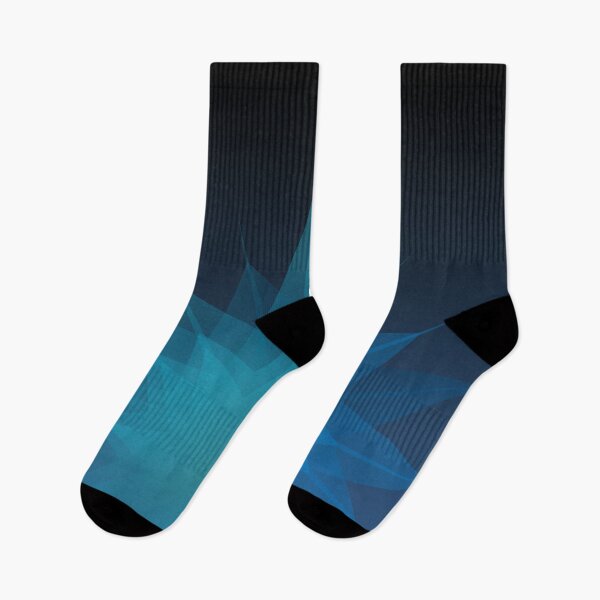 Item preview, Blue and green star with dark blue background, minimal graphic art designed and sold by CiniArt.