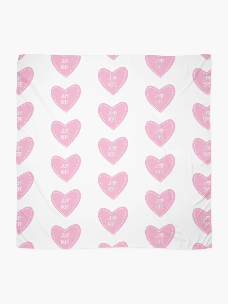 Thumbnail 2 of 3, Scarf, Jump Rope Heart designed and sold by teesaurus.