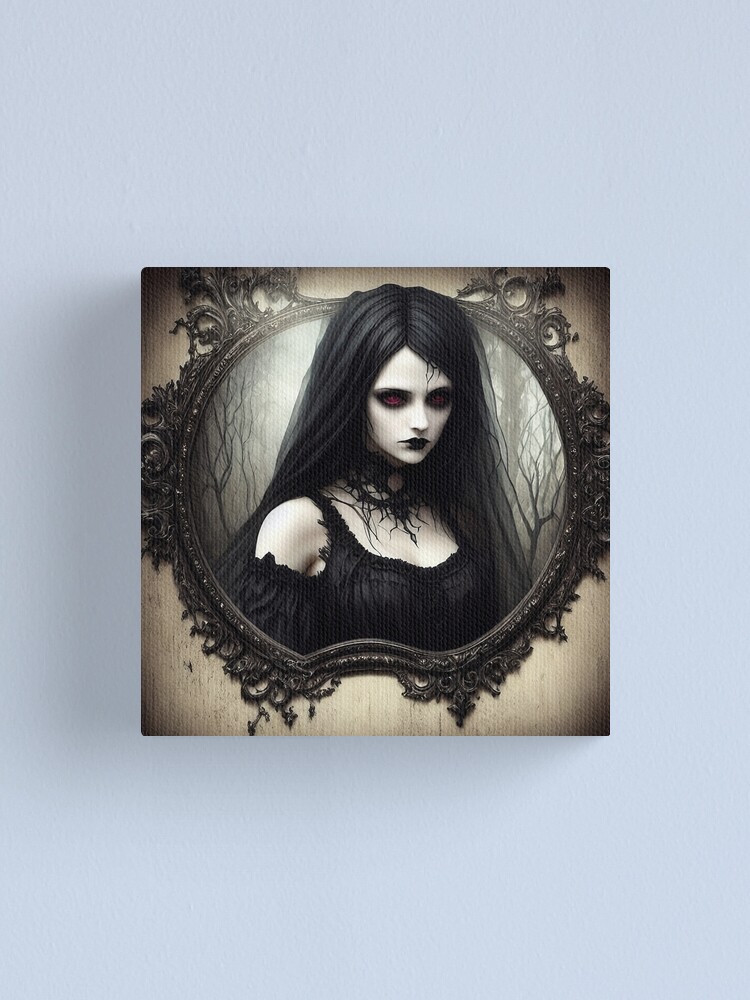 Gothic Art #5 Throw Pillow for Sale by GMXTrackMaD