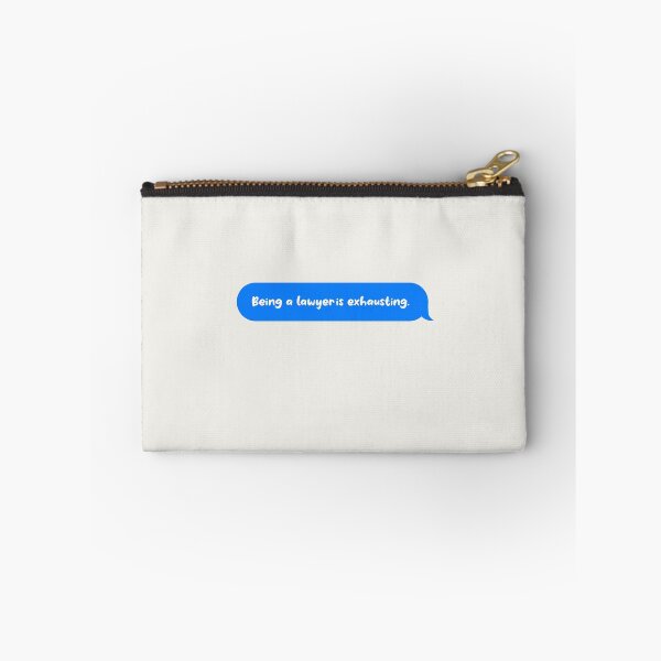 Item preview, Being An Adult Is Exhausting Funny Text Message Lawyer designed and sold by CandyDroidMerch.
