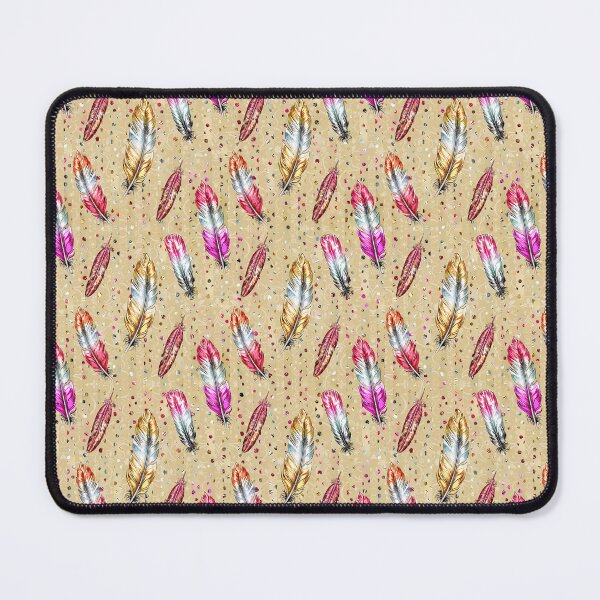 Item preview, Bohemian Colorful Feathers Pattern  designed and sold by PatternHome.