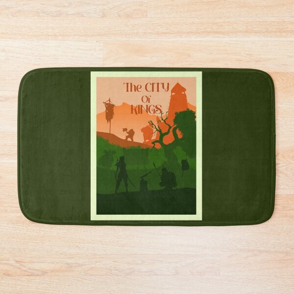 Item preview, The City of Kings- Board Games - Minimalist Travel Poster Style - Board Game Art designed and sold by MeepleDesign.