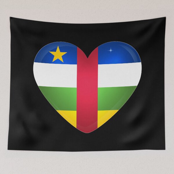 Item preview, My heart is in Central African Republic, Love Central African Republic. designed and sold by ArtIsParty.
