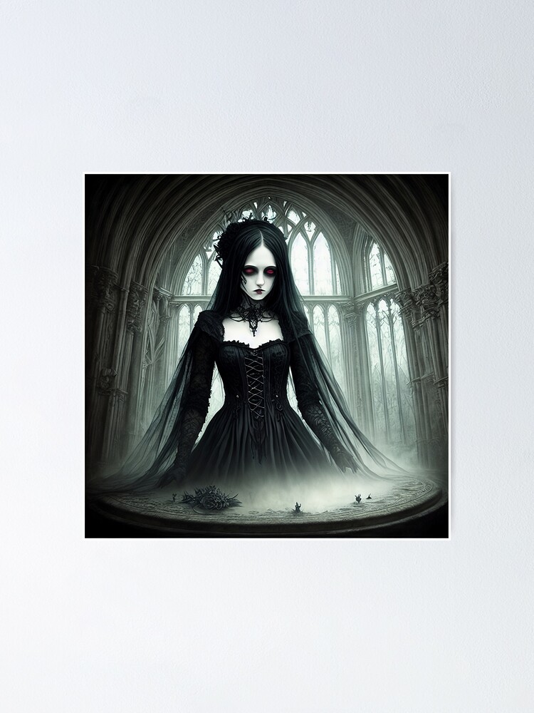 Gothic Art #5 Throw Pillow for Sale by GMXTrackMaD