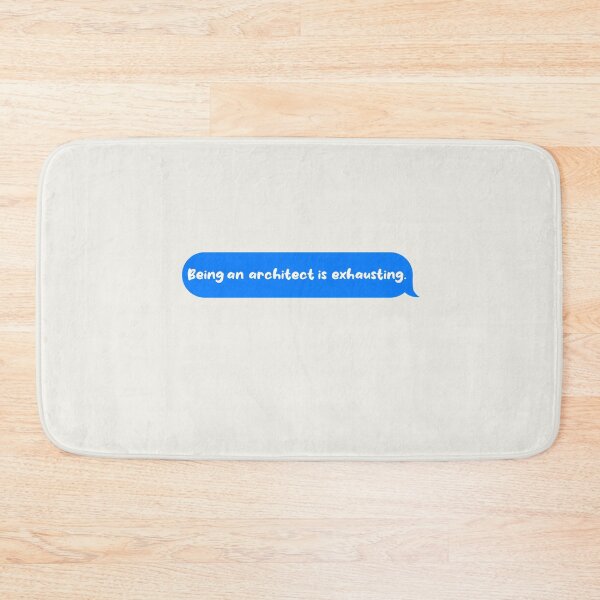 Item preview, Being An Adult Is Exhausting Funny Text Message Architect designed and sold by CandyDroidMerch.