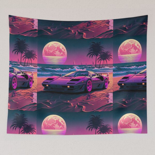 Item preview, RetroBeach sunset designed and sold by Makoto-Styl.