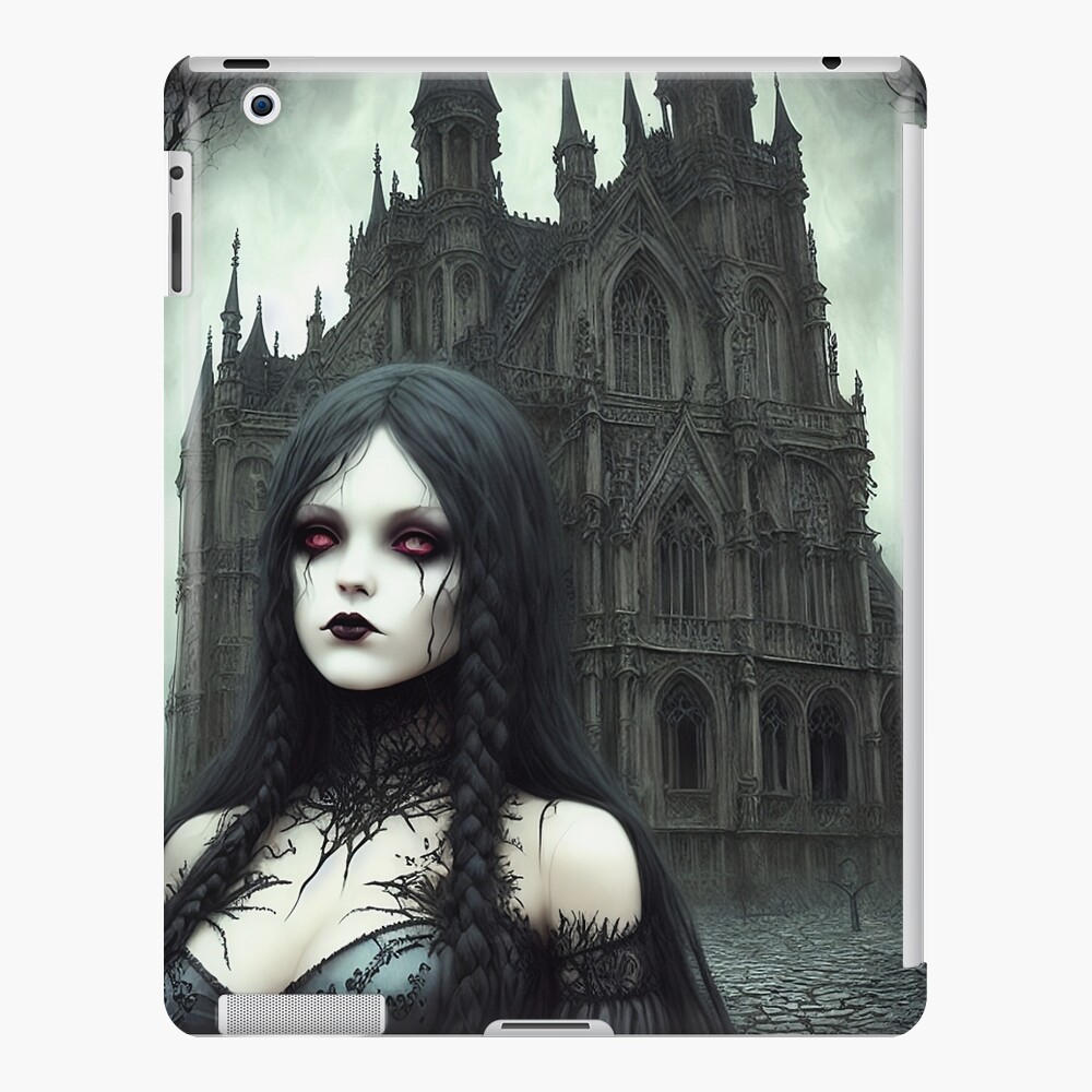 Gothic Art #5 Throw Pillow for Sale by GMXTrackMaD