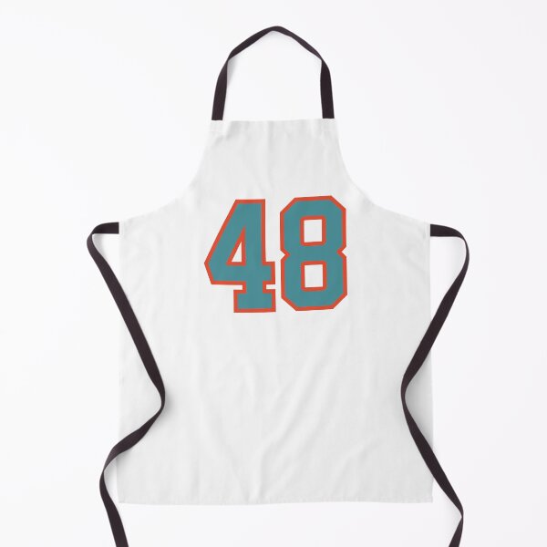 Item preview, 48 number, aqua orange lucky sports forty eight designed and sold by ArtIsParty.