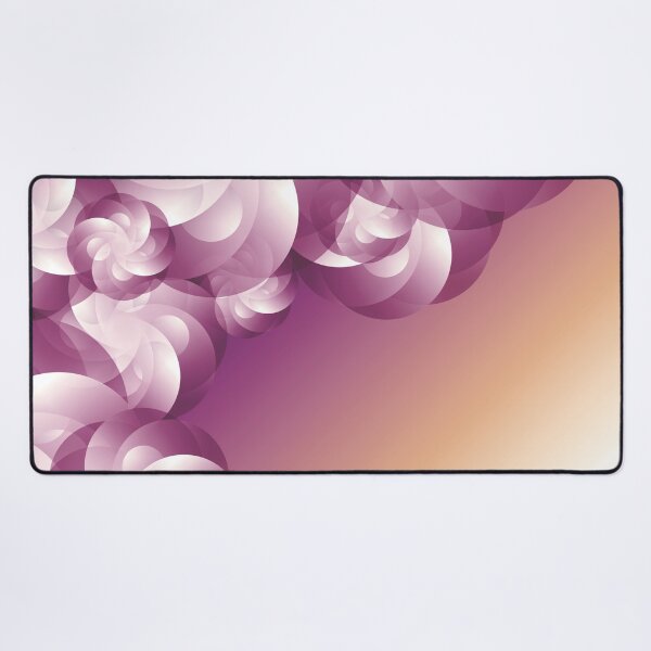 Item preview, Purple and white flowers on purple and orange background abstract minimal graphic art designed and sold by CiniArt.