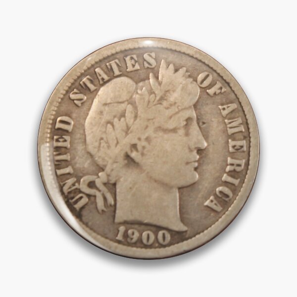 Item preview, 1900 O Barber Dime designed and sold by coinsxcrochet.