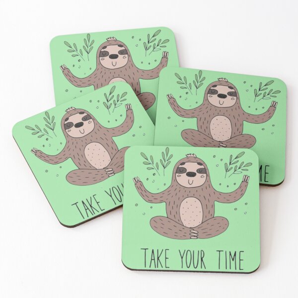 Item preview, SLOW DOWN CALM DOWN DON'T WORRY SLOTH PRINT designed and sold by IUKRAINIANI.