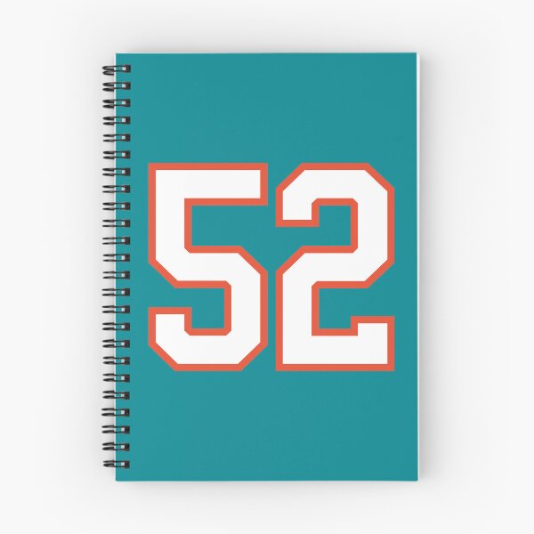 Item preview, Sports Number 52, white orange color lucky sport fifty two designed and sold by ArtIsParty.