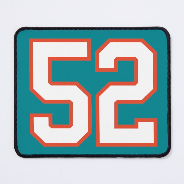 Item preview, Sports Number 52, white orange color lucky sport fifty two designed and sold by ArtIsParty.