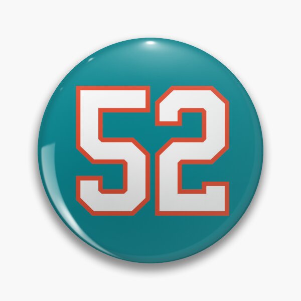 Item preview, Sports Number 52, white orange color lucky sport fifty two designed and sold by ArtIsParty.
