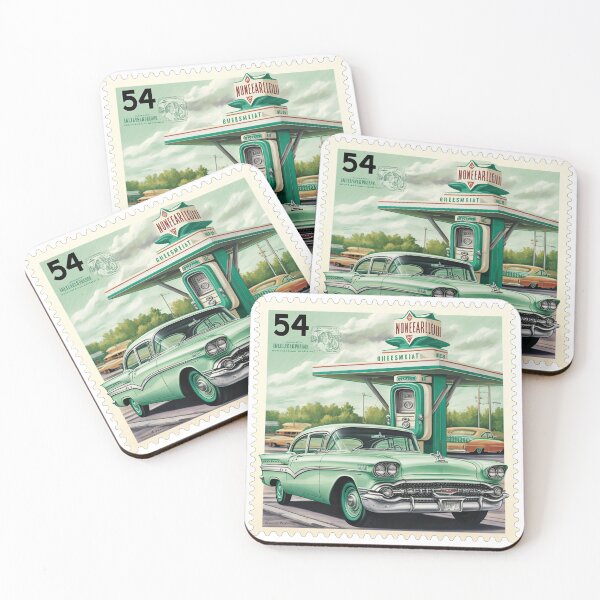 Item preview, Postage Stamp - Retro Car designed and sold by PurpleHydrogen.