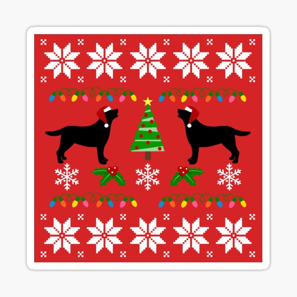 labrador christmas sweater