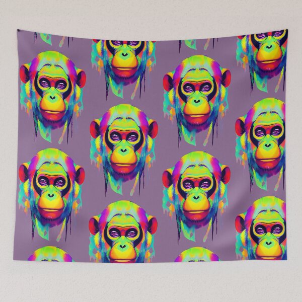 Item preview, Monkey in colours designed and sold by portokalis.