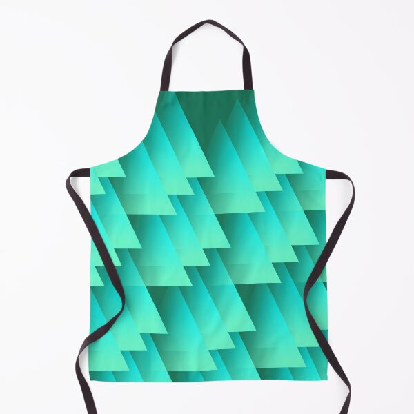 Aperçu de l'œuvre Art graphique minimal géométrique de triangles bleus et turquoises créée et vendue par CiniArt.