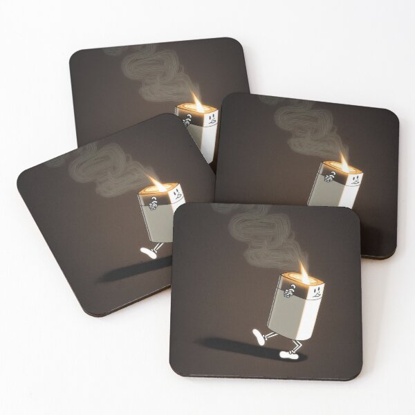 Item preview, trash can on fire running designed and sold by mrkristof47.