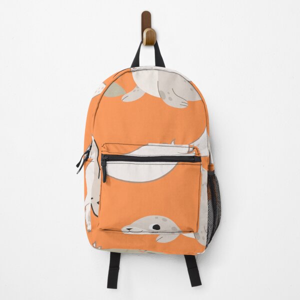 Item preview, Seal in orange designed and sold by Patternaart.
