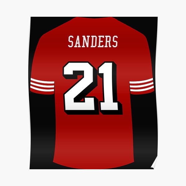 Deion Sanders - 49ers  Poster for Sale by ChristianasStit