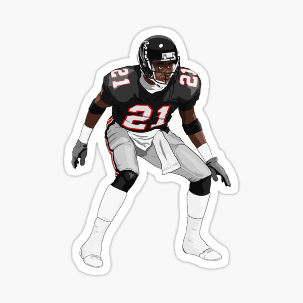 Deion Sanders 21 Jersey  Sticker for Sale by ChristianasStit