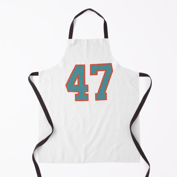 Item preview, 47 number, aqua orange lucky sports forty seven designed and sold by ArtIsParty.