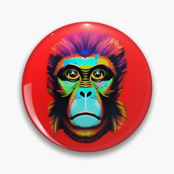Item preview, Monkey in colours designed and sold by portokalis.