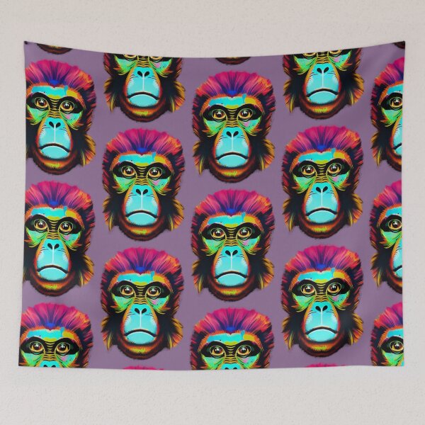 Item preview, Monkey in colours designed and sold by portokalis.