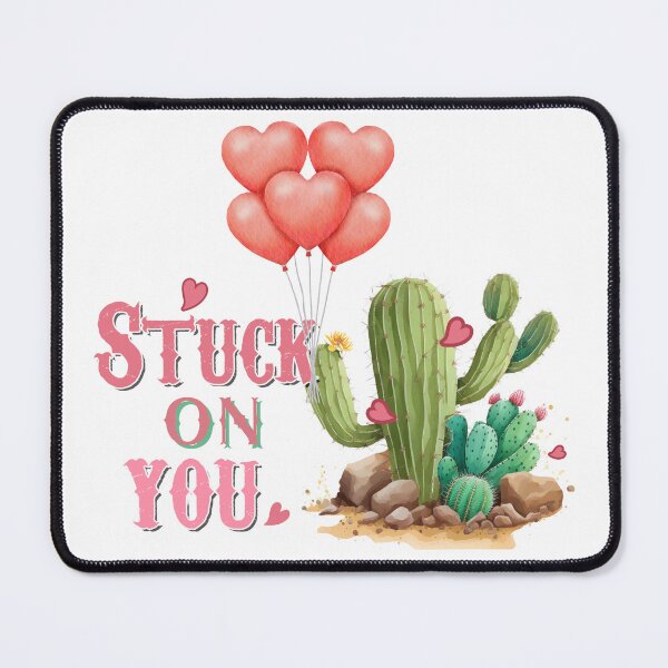 Item preview, Stuck On You, Funny Valentine, Happy Valentine's Day designed and sold by desireedickens.