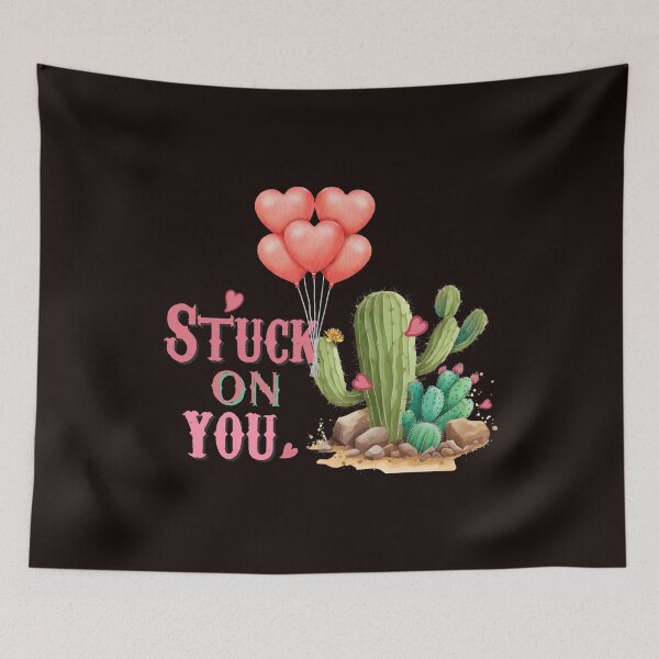 Item preview, Stuck On You, Funny Valentine, Happy Valentine's Day designed and sold by desireedickens.