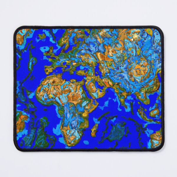 Item preview, Van Gogh Style World Map designed and sold by annimo.