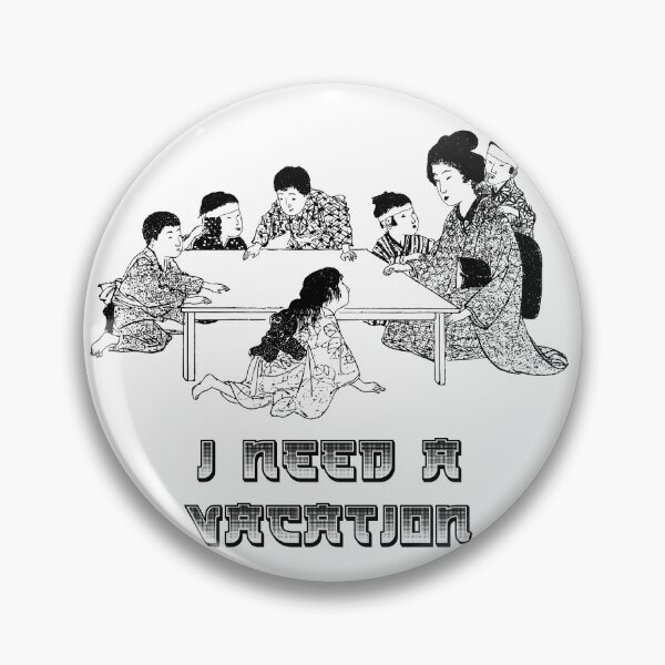 Item preview, 'I Need a Vacation' - Parenting Designs for T-shirts, stickers and other accessories designed and sold by Ridiculam Toga.
