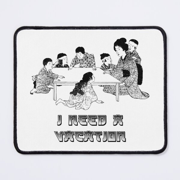 Item preview, 'I Need a Vacation' - Parenting Designs for T-shirts, stickers and other accessories designed and sold by Ridiculam Toga.