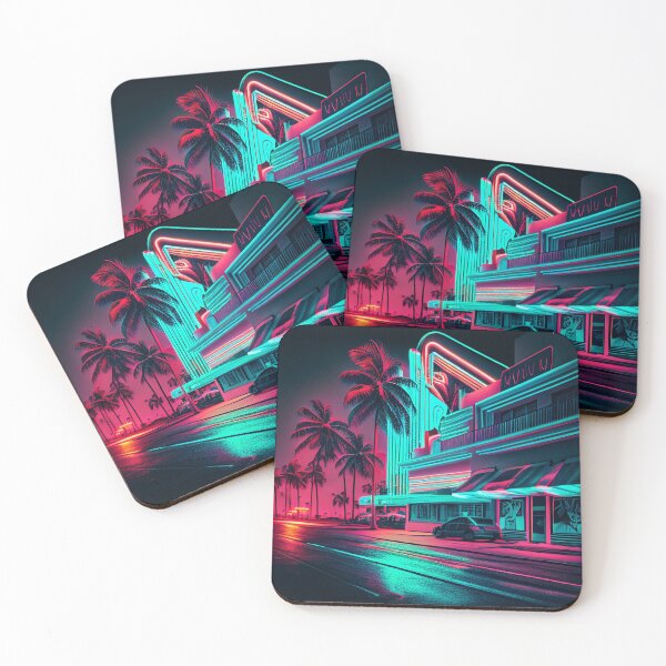 Item preview, Futuristic Street at Night time with Neon Lights designed and sold by Visual Foundry.