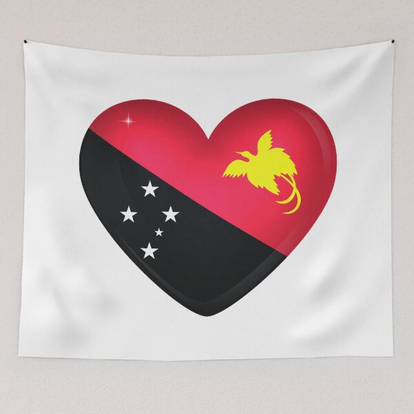 Item preview, My heart is in Papua New Guinea, Love Papua New Guinea. designed and sold by ArtIsParty.