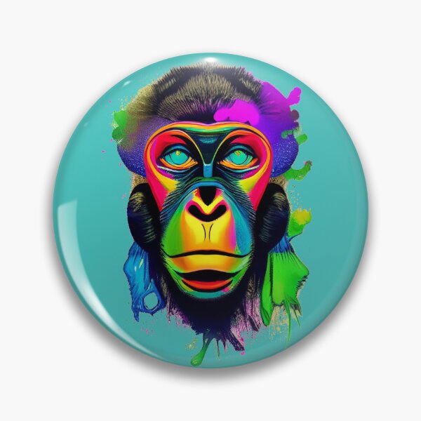 Item preview, Monkey in colours designed and sold by portokalis.