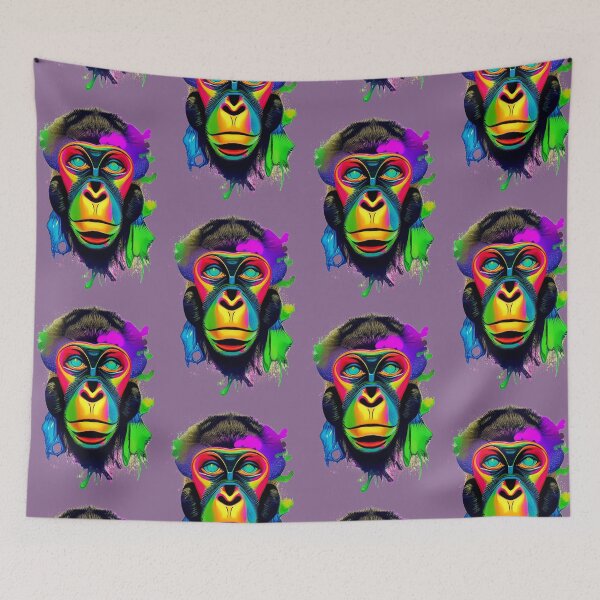 Item preview, Monkey in colours designed and sold by portokalis.