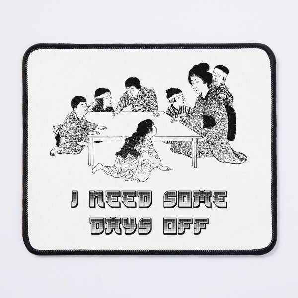 Item preview, 'I Need Some Days Off' - Parenting Designs for T-shirts, stickers and other accessories designed and sold by Ridiculam Toga.