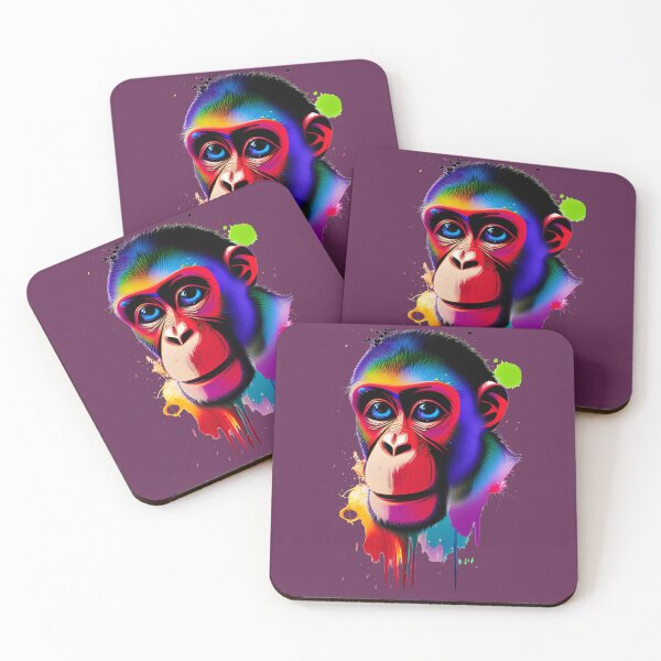 Item preview, Monkey in colours designed and sold by portokalis.