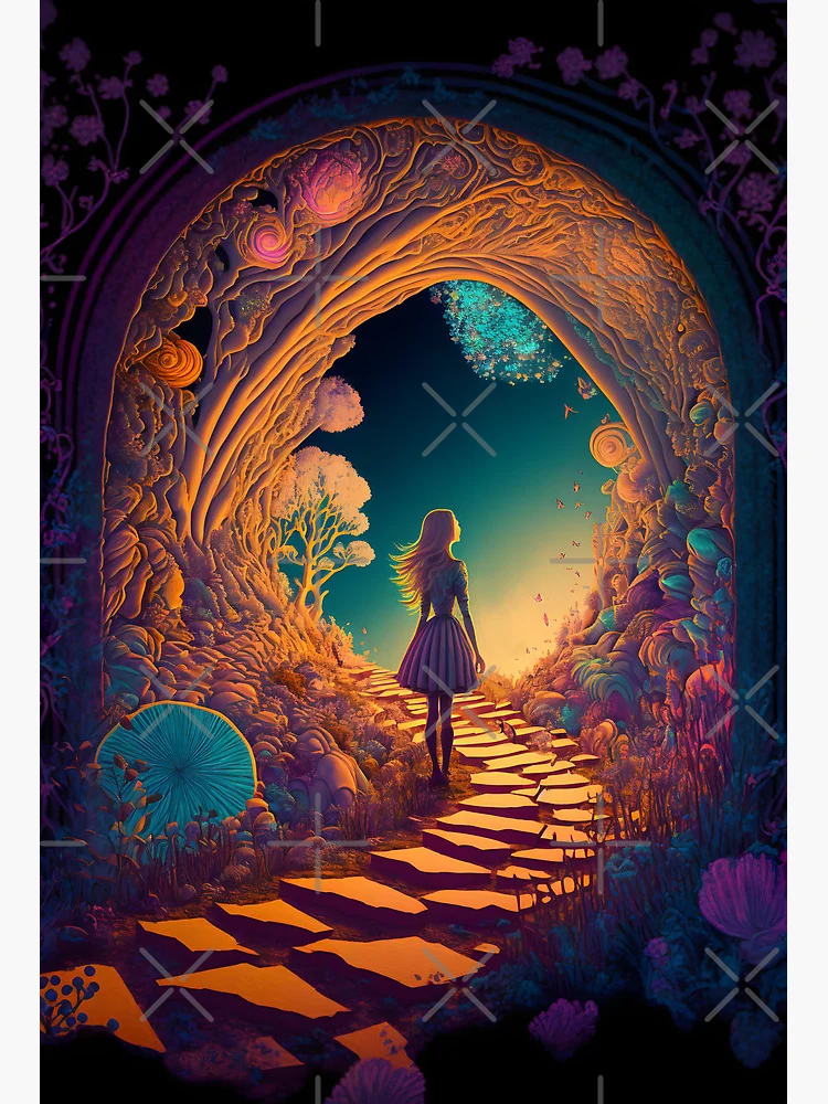 Alice in Wonderland inspired fantasy world