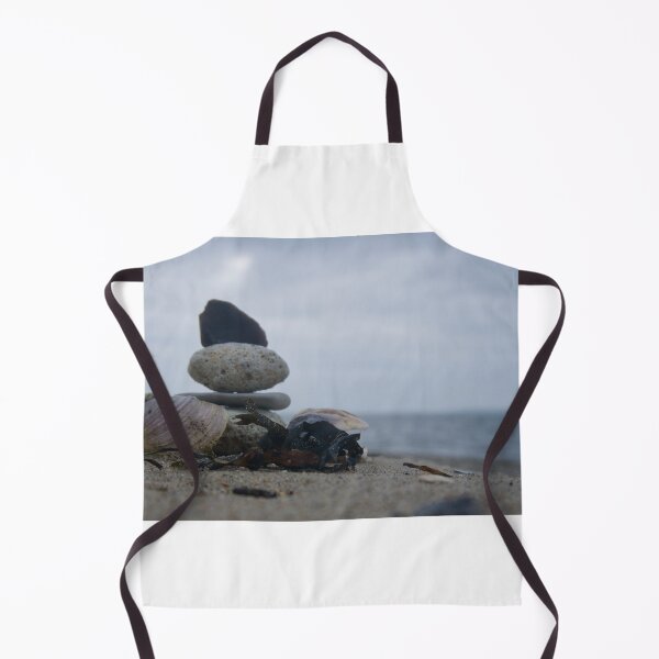 Item preview, Closeup stone stacking on the beach designed and sold by beachbyehlers.
