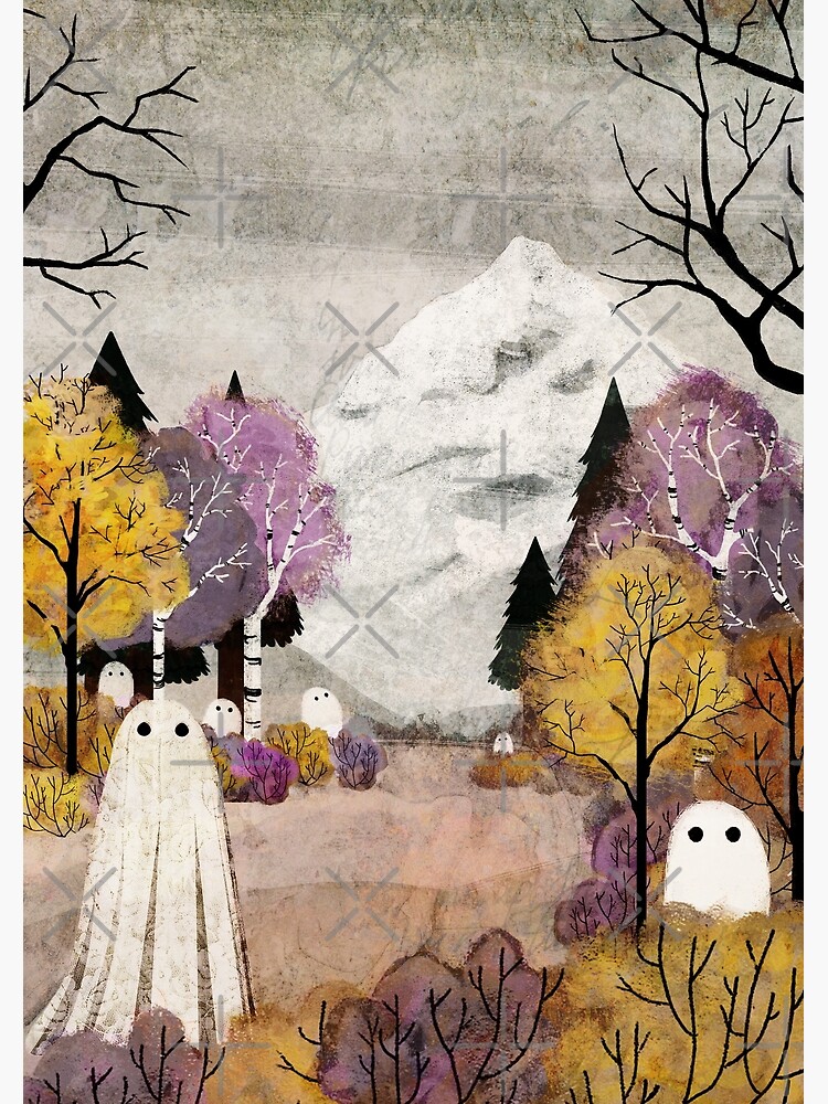 Thumbnail 3 of 3, Art Print, Beneath The Mountain designed and sold by katherineblower.