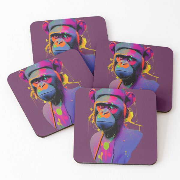 Item preview, Monkey in colours designed and sold by portokalis.