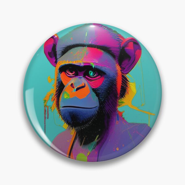 Item preview, Monkey in colours designed and sold by portokalis.