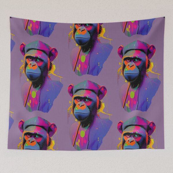 Item preview, Monkey in colours designed and sold by portokalis.