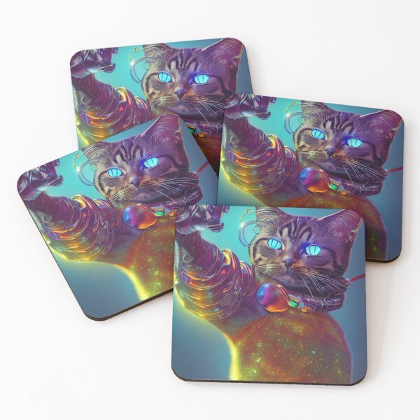 Item preview, Space Cat designed and sold by CyberNightCode.