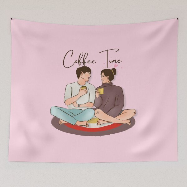 Item preview, Coffee Time: A Special Moment for Couples designed and sold by majnate.