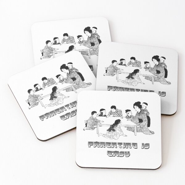 Item preview, 'Parenting is Easy' - Parenting Designs for T-shirts, stickers and other accessories designed and sold by Ridiculam Toga.