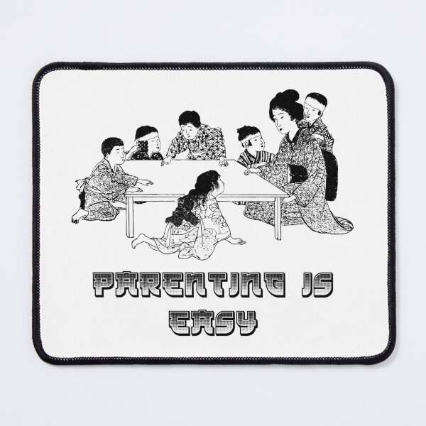 Item preview, 'Parenting is Easy' - Parenting Designs for T-shirts, stickers and other accessories designed and sold by Ridiculam Toga.